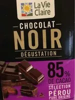 Mängden socker i Chocolat noir dégustation 85%