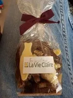 Mängden socker i Sachet fritures aux chocolats noir lait et blanc