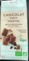 Mängden socker i Chocolat 100% vegetal