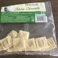 Mängden socker i Ravioli chevre ciboulette