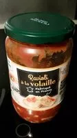 Mängden socker i Ravioli à la volaille