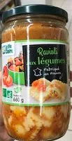 Mängden socker i Ravioli aux Legumes