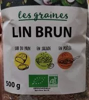 Mängden socker i Graines De Lin Brun Bio