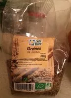 Mängden socker i Graines de lin brun