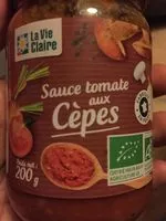 Mängden socker i Sauce tomate aux cèpes