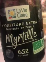 Mängden socker i Confiture myrtille