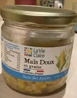 Mängden socker i Mais doux en grains