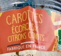 Mängden socker i Carottes écorces de citrons confits