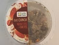Mängden socker i Duo quinoa noisettes et dattes
