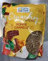 Mängden socker i Crunchy intense pomme cannelle