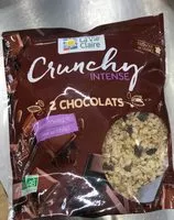 Mängden socker i Crunchy intense 2 chocolats