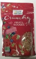 Mängden socker i Crunchy intense fruits rouges