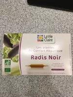 Mängden socker i Radis noir