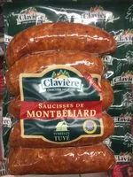 Mängden socker i Saucisses de Montbéliard