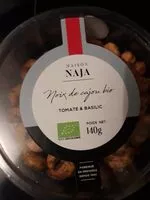 Mängden socker i Noix de cajou bio