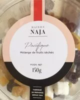 Mängden socker i Melange de fruits seches