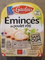Mängden socker i Émincés de cuisse de poulet rôti Le Gaulois