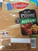 Mängden socker i Pilons de poulet à la mexicaine