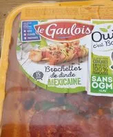 Mängden socker i Brochette de dinde mexicaine