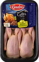 Mängden socker i cailles farcies aux raisins et au cognac