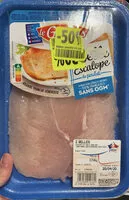 Mängden socker i Escalopes de Poulet