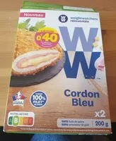 Mängden socker i Cordon bleu Weightwatchers WW