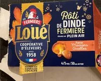 Mängden socker i Roti de dinde farce Marrons Girolles