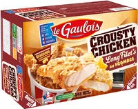 Mängden socker i crousty chicken long filet's gratiné à l'emmental