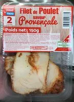 Mängden socker i Filet de Poulet saveur Provençale