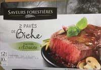 Mängden socker i Saveurs Forestiéres Pavé de biche marinés à l’échalote