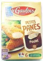 Mängden socker i petits panés de poulet x6