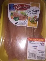 Mängden socker i Escalope de dinde