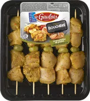 Mängden socker i brochettes de poulet olive romarin x 5 s/at