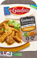 Mängden socker i Eminces de Dinde marines Extra Tendre Colombo Le Gaulois