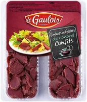 Mängden socker i émincés de gésiers de canard confits s/at