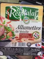 Mängden socker i Allumettes de volaille