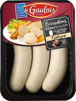 Mängden socker i Boudins Blancs Nature x3