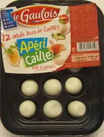 Mängden socker i œufs de cailles cuits x12