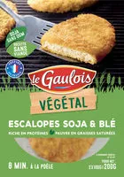 Mängden socker i escalopes soja et blé
