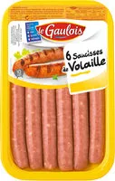 Mängden socker i saucisses de volaille