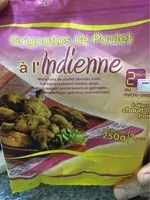 Mängden socker i Grignottes de poulet à l'Indienne