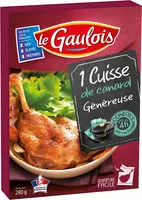 Mängden socker i Cuisse de canard confite