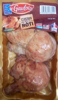 Mängden socker i Cuisses Poulet Rôti Le Gaulois, x2 350g