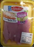 Mängden socker i escalopes fines de dinde x3 s/at