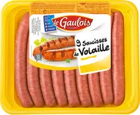 Mängden socker i saucisses de volaille