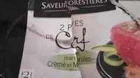Mängden socker i Pave de cerf creme et morilles x2