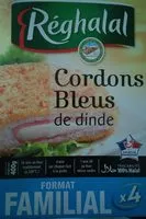 Mängden socker i Cordon bleu de dinde halal
