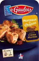 Mängden socker i morceaux de chapon creme-morilles