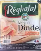 Mängden socker i Reghalal, Blanc de provencale halal, la barquette de 4 tranches