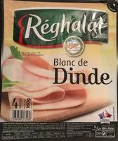 Mängden socker i Blanc de dinde x 4 halal
